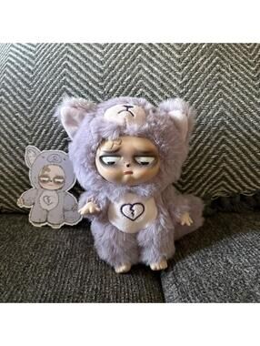 purple grumpipi plush pendant